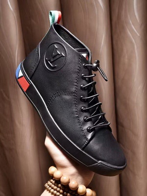 LV High-Top Fashion Men Shoes--022